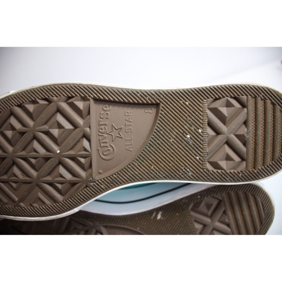 Converse Chuck Taylor All Star Platform High Top Teal Canvas Women's Shoes - Picture 4 of 4